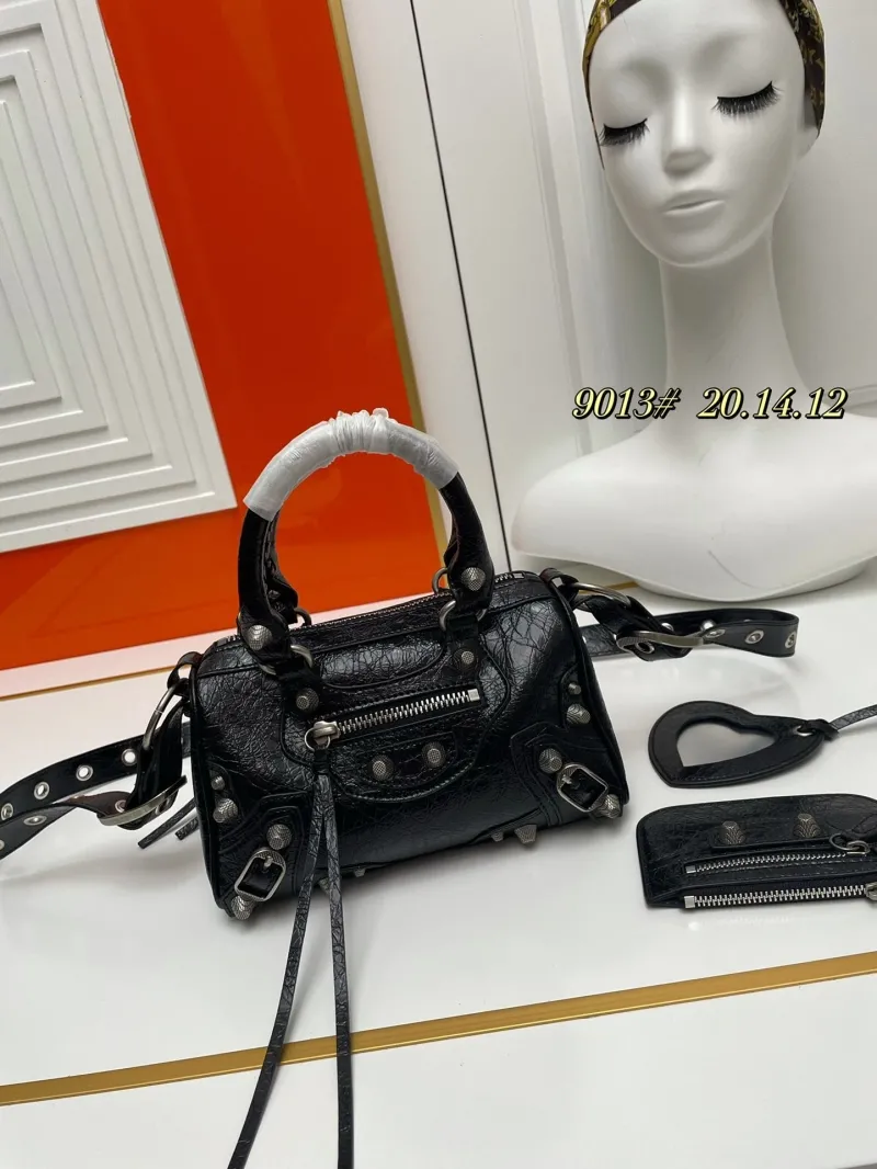 Balenciaga Black Mini Top Handle Bag 9013