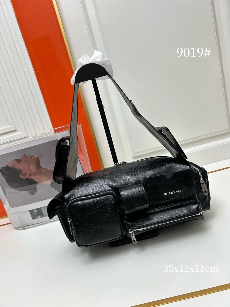 Balenciaga Black 9019 Shoulder Bag