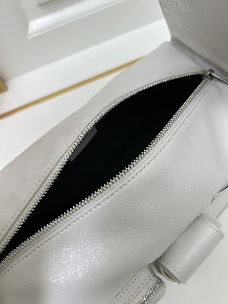 Balenciaga White Top Handle Shoulder Bag 9019 - Image 8