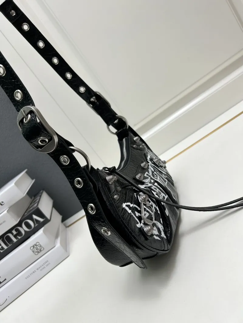 Balenciaga Black Top Handle Bag 8081 - Image 3