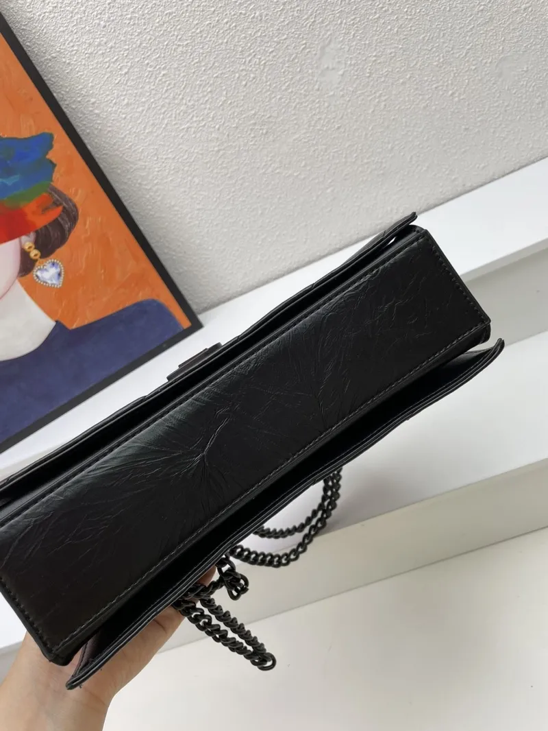 Balenciaga Black Chain Shoulder Bag 8911 - Image 7