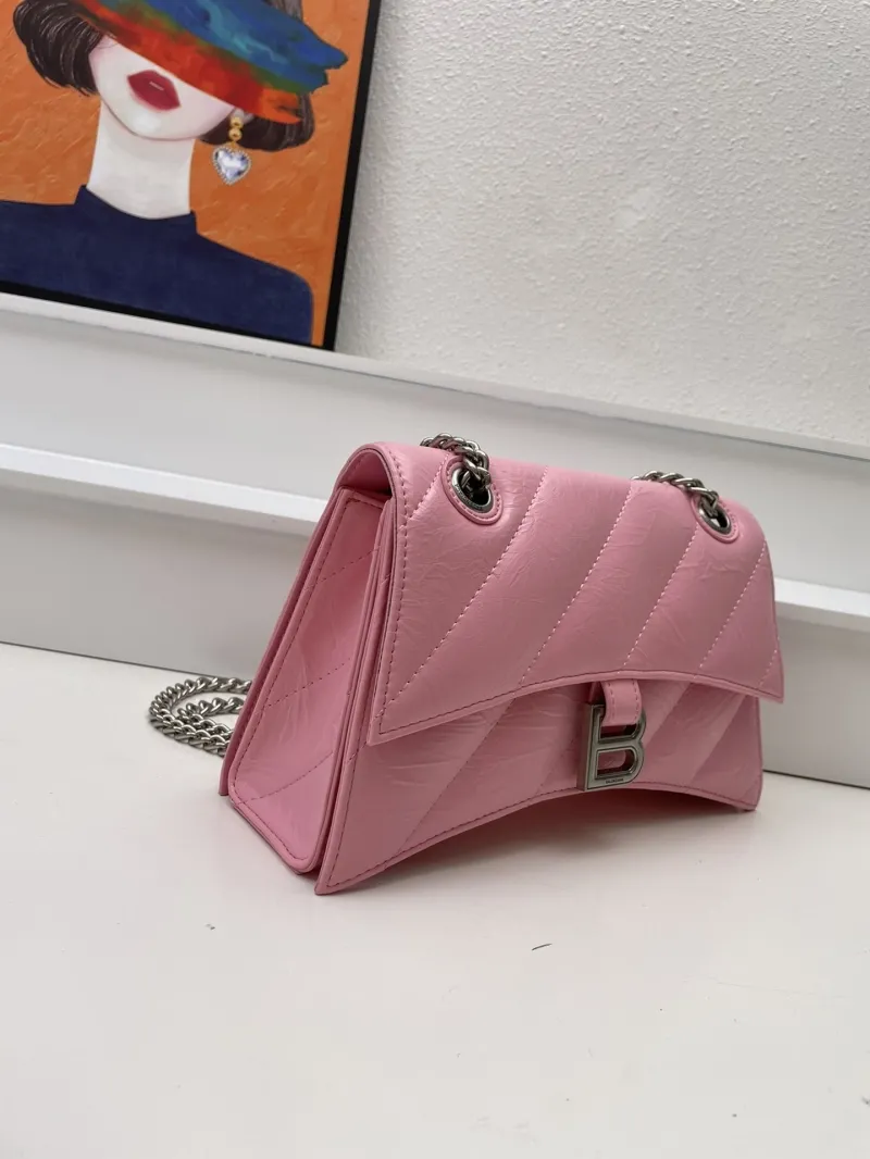 Balenciaga Pink Chain Shoulder Bag 8911 31cm-25cm - Image 3