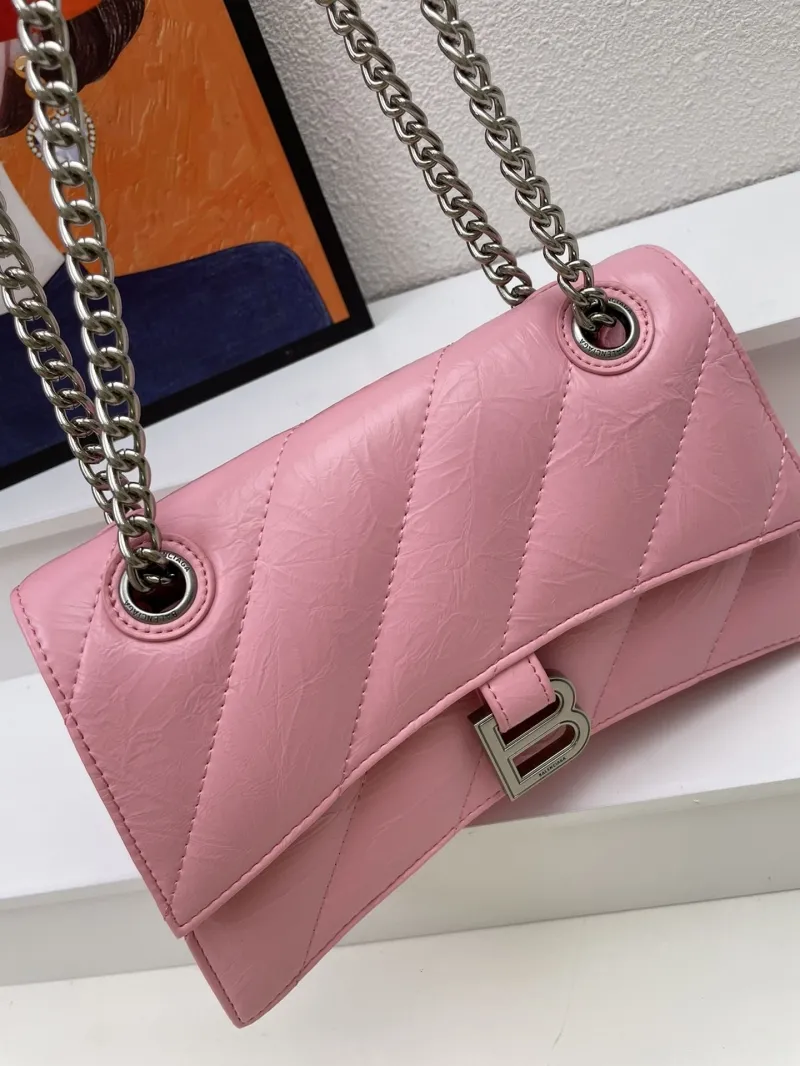 Balenciaga Pink Chain Shoulder Bag 8911 31cm-25cm - Image 6