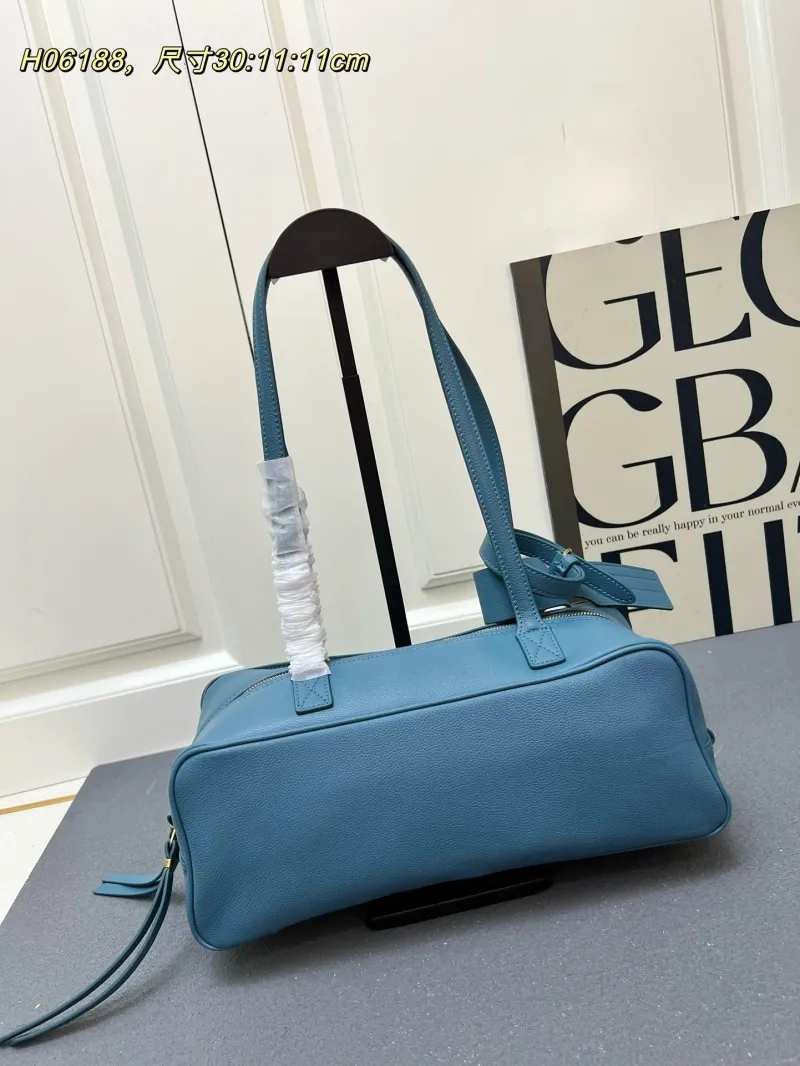 Alternative view of Balenciaga H06188 Blue Top Handle Bag
