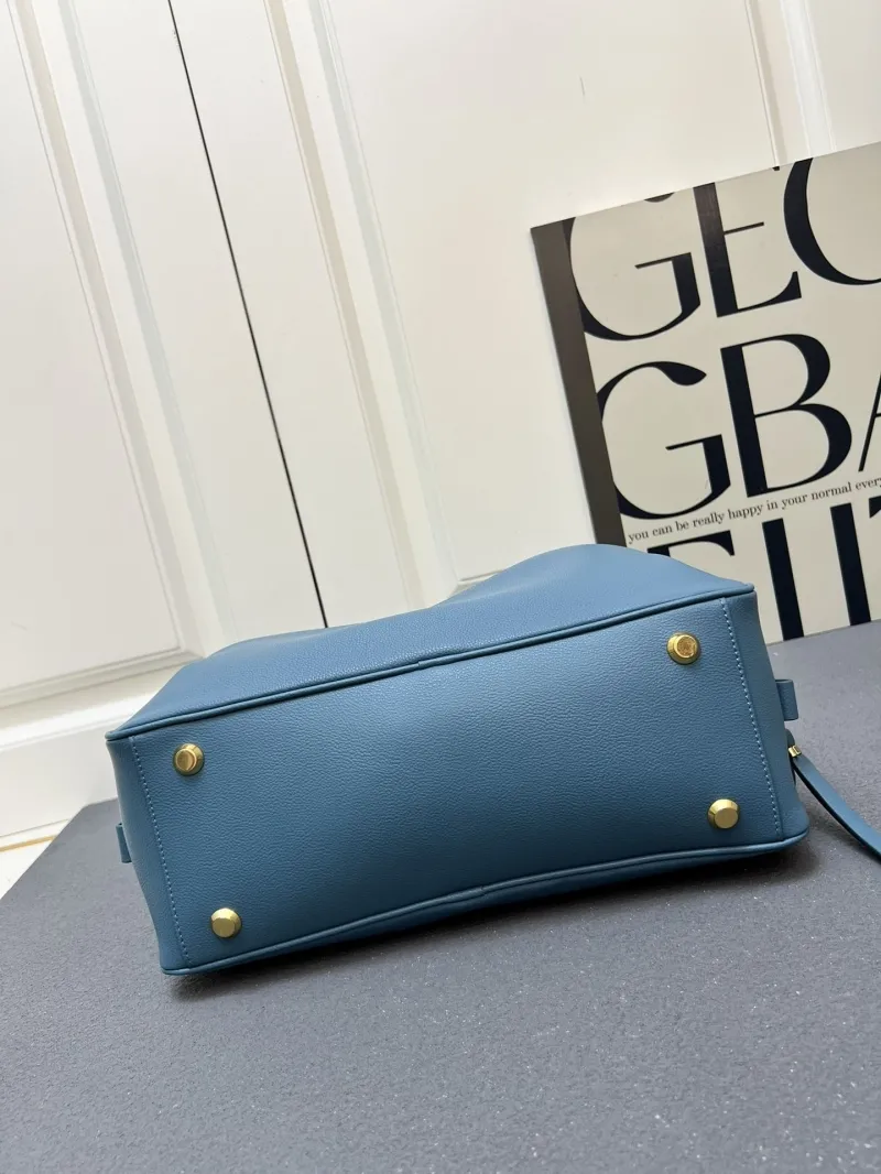 Balenciaga H06188 Blue Top Handle Bag - Image 5