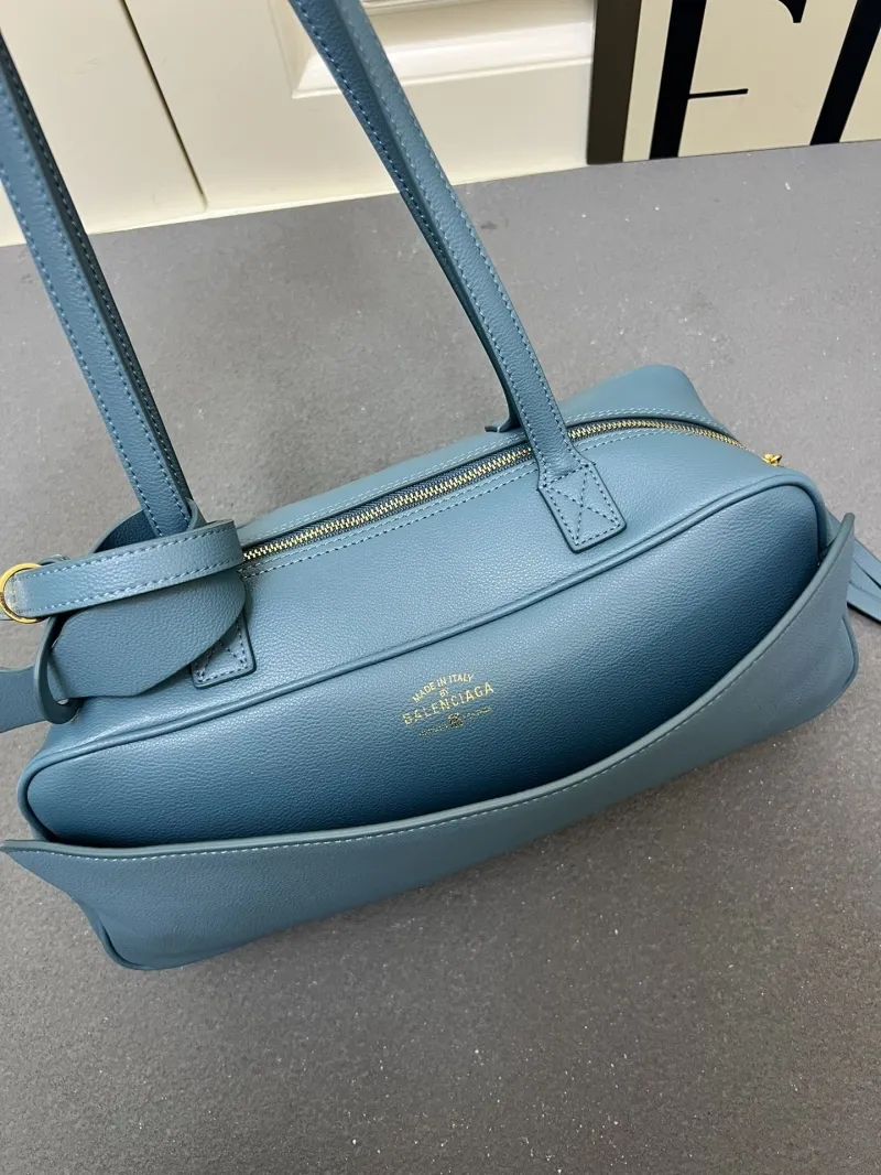 Balenciaga H06188 Blue Top Handle Bag - Image 7