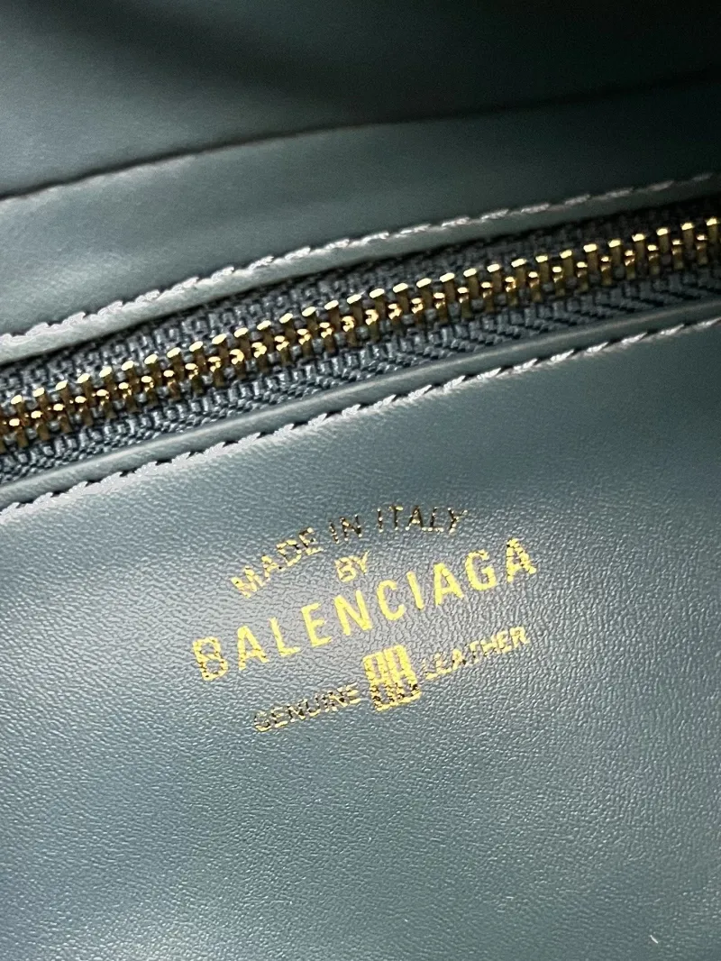 Balenciaga H06188 Blue Top Handle Bag - Image 9
