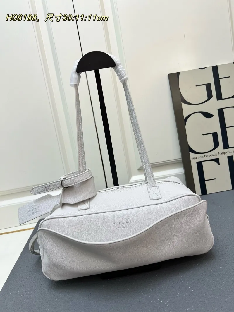 Balenciaga H06188 White Top Handle Bag