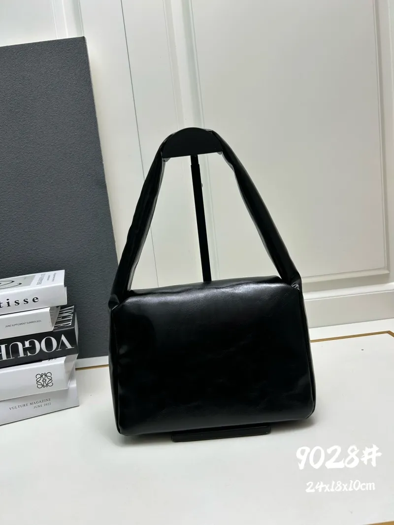 Balenciaga Black Top Handle Handbag 9028 - Image 3