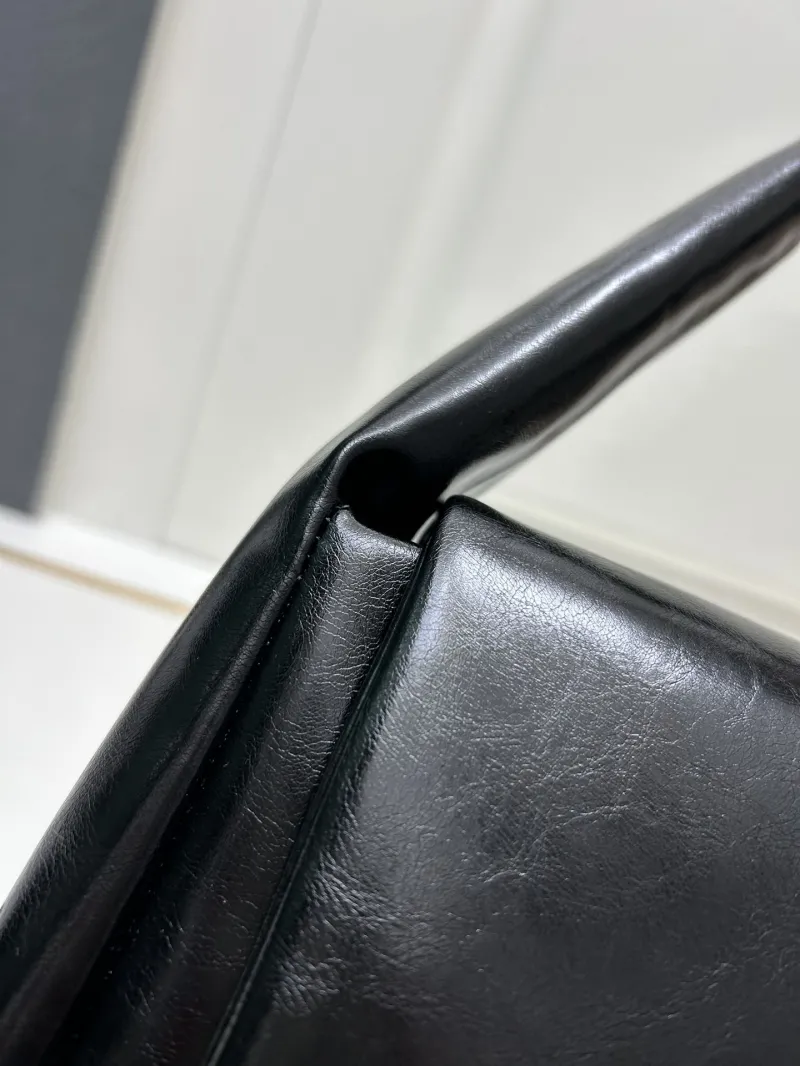 Balenciaga Black Top Handle Handbag 9028 - Image 8