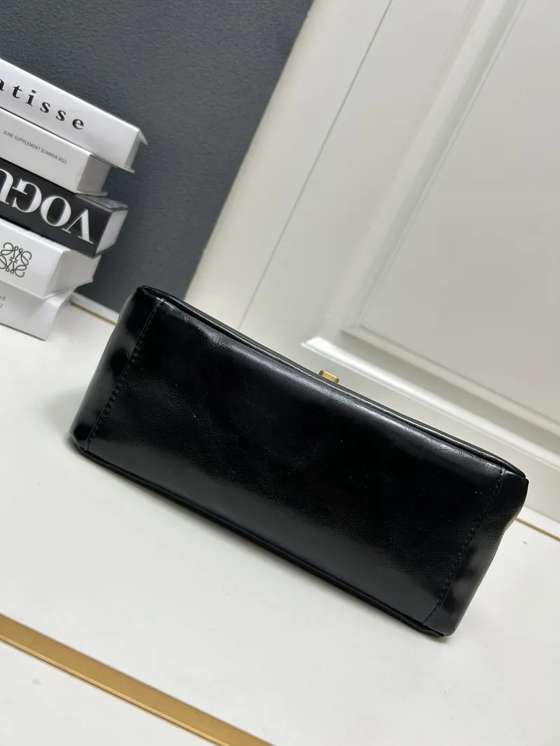 Balenciaga Black Top Handle Handbag 9028 - Image 9