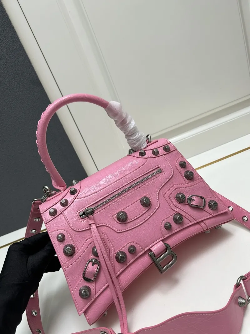 Balenciaga Pink Top Handle Bag 9026 - Image 3