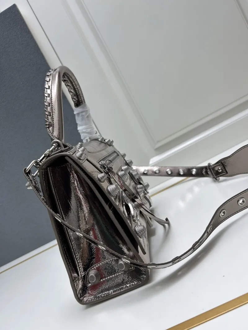 Balenciaga Metallic Top Handle Bag 9026 - Image 3