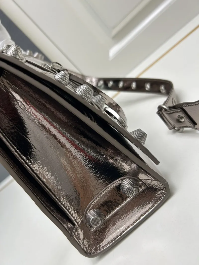 Balenciaga Metallic Top Handle Bag 9026 - Image 6