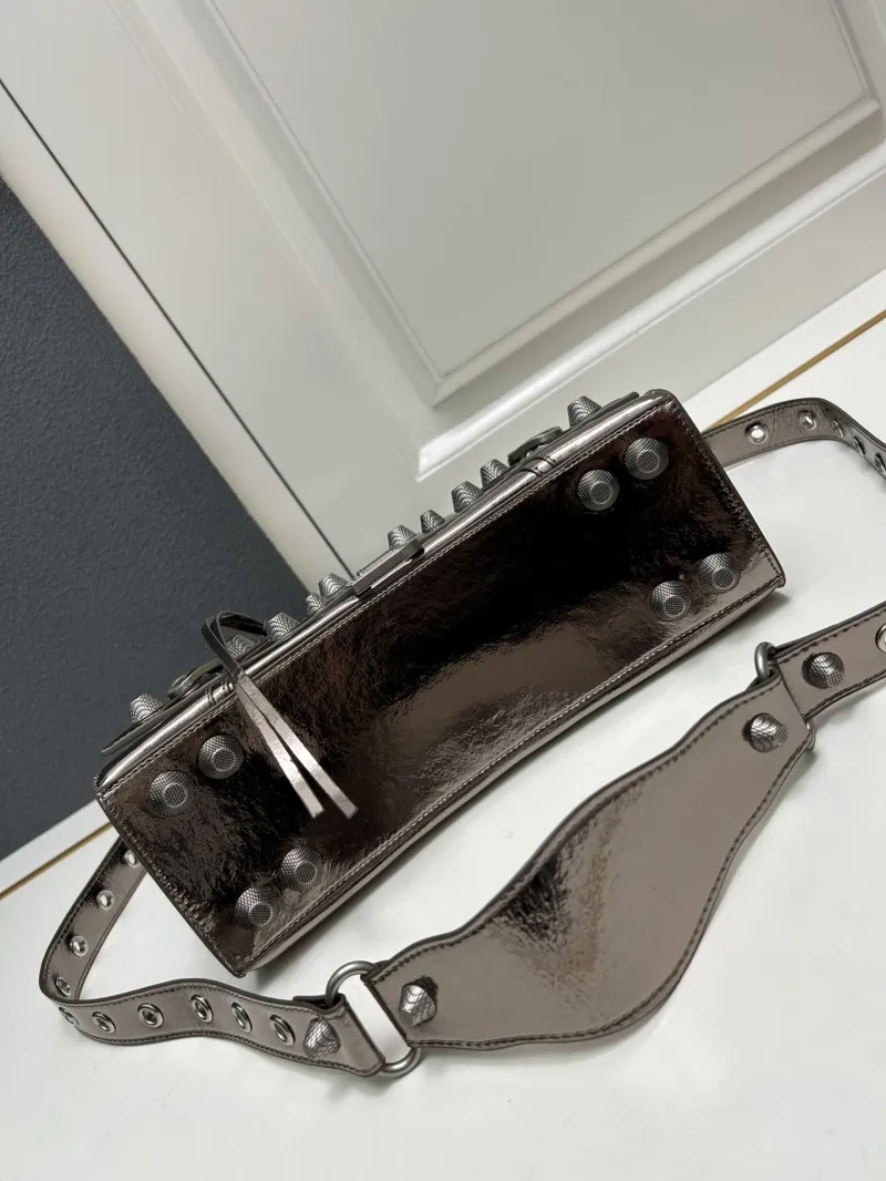 Balenciaga Metallic Top Handle Bag 9026 - Image 7