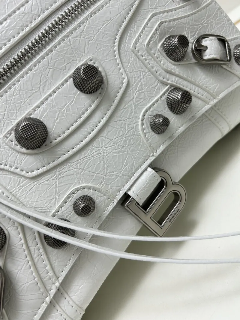 Balenciaga White Top Handle Bag 9026 - Image 5