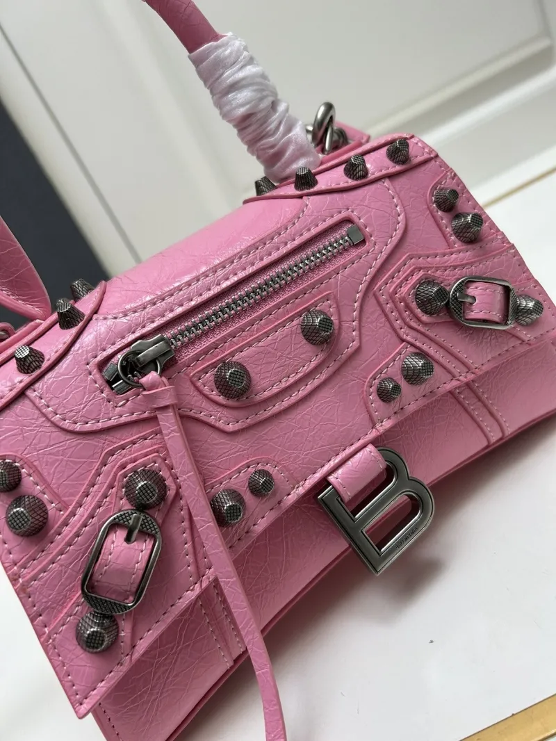 Balenciaga Pink Top Handle Shoulder Bag 9026 - Image 4