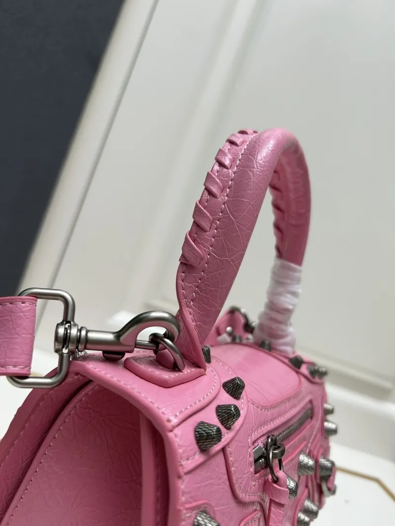Balenciaga Pink Top Handle Shoulder Bag 9026 - Image 6