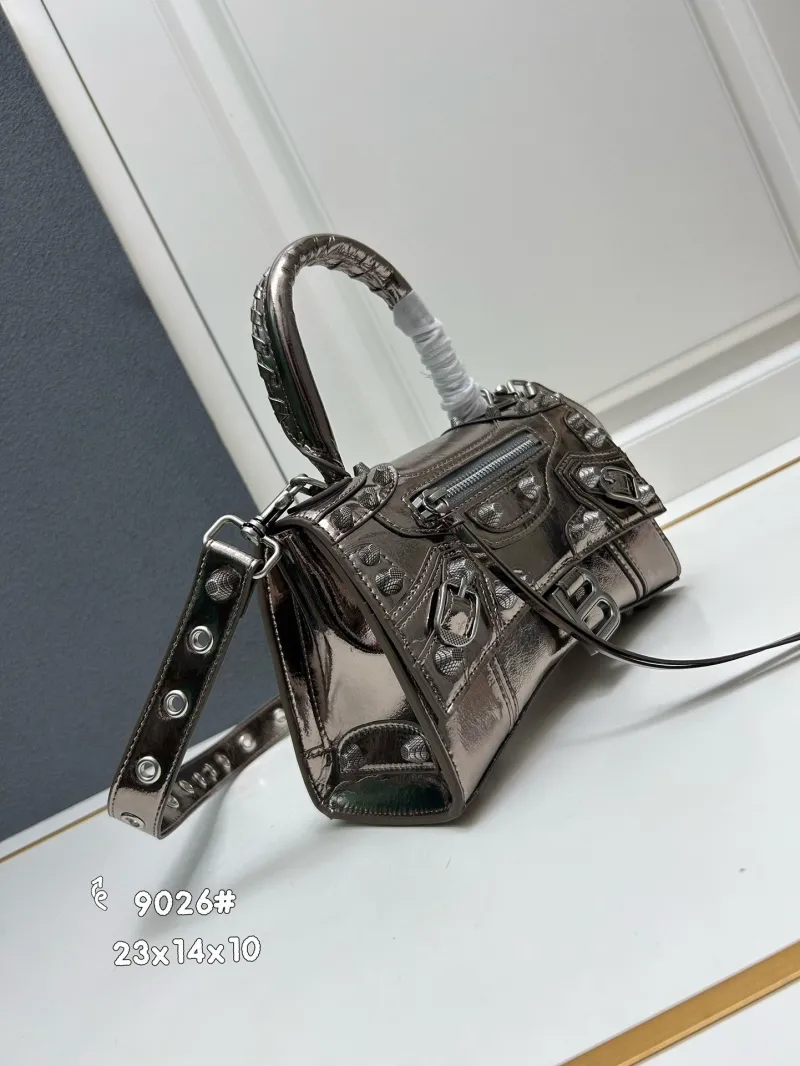 Alternative view of Balenciaga Metallic Top Handle Shoulder Bag 9026