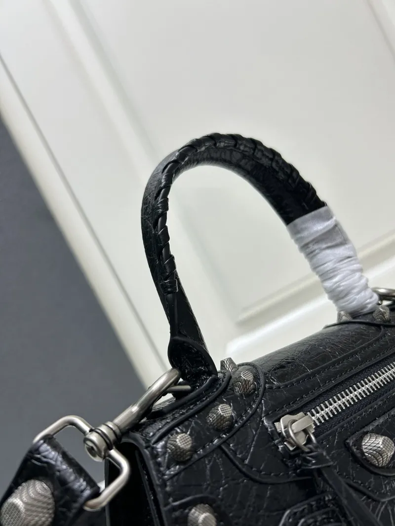 Balenciaga Black Top Handle Bag 9026 - Image 4