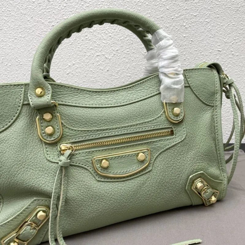 Balenciaga Mint Green Medium 28cm Top Handle Bag - Image 5