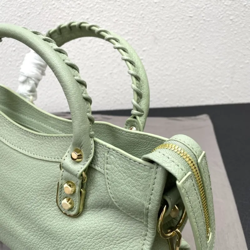 Balenciaga Mint Green Medium 28cm Top Handle Bag - Image 6