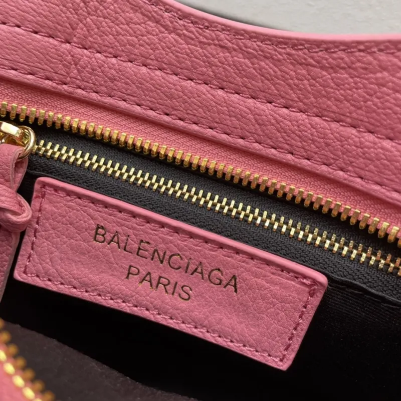 Balenciaga Pink Medium Top Handle Crossbody Bag - Image 9