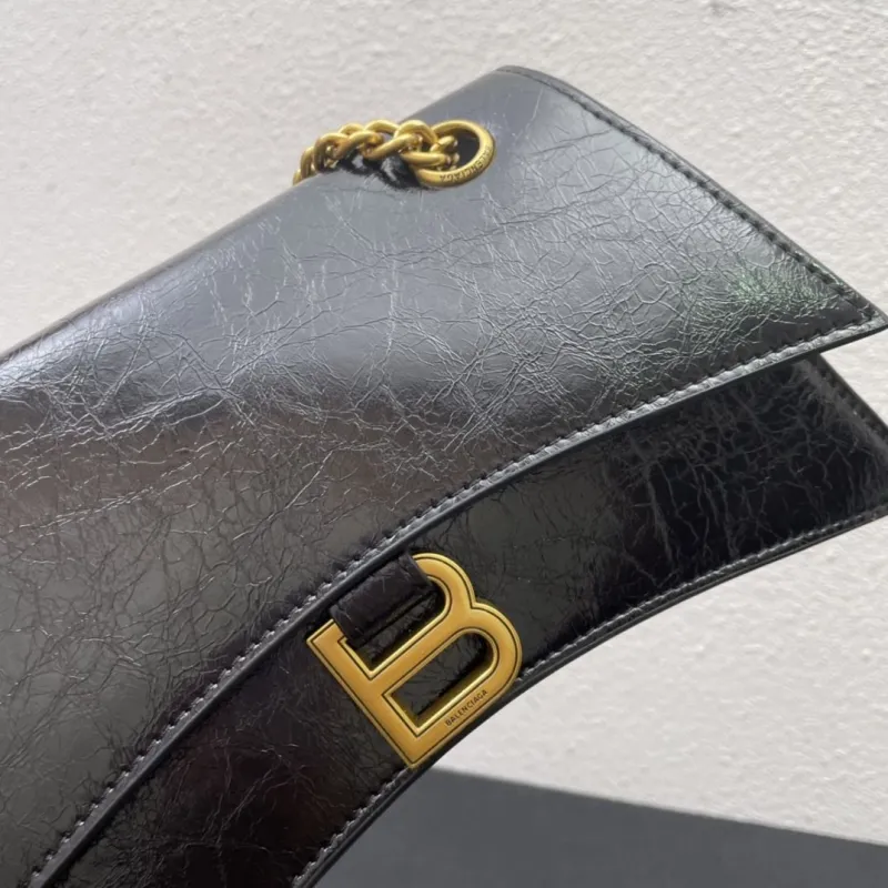 Balenciaga Black Small Chain Shoulder Bag - Image 4