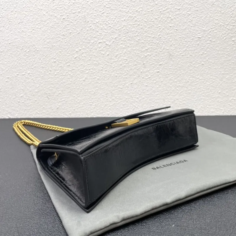 Balenciaga Black Small Chain Shoulder Bag - Image 7