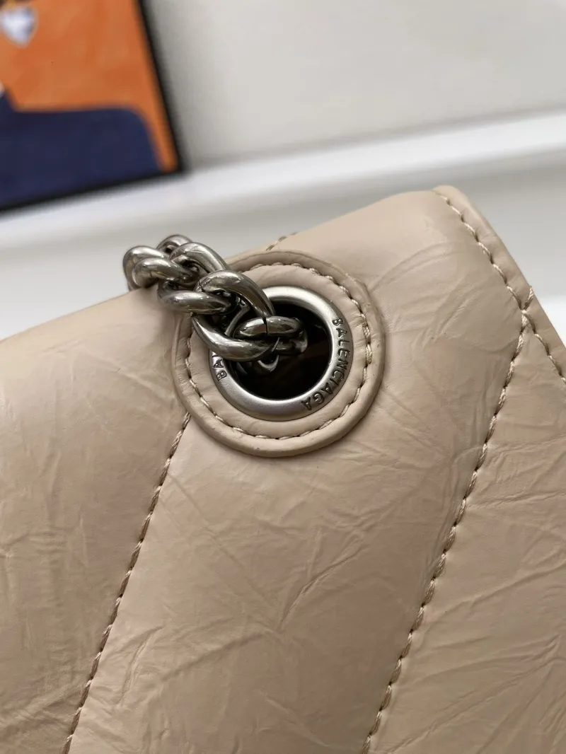 Balenciaga Beige Chain Shoulder Bag 8911 - Image 5