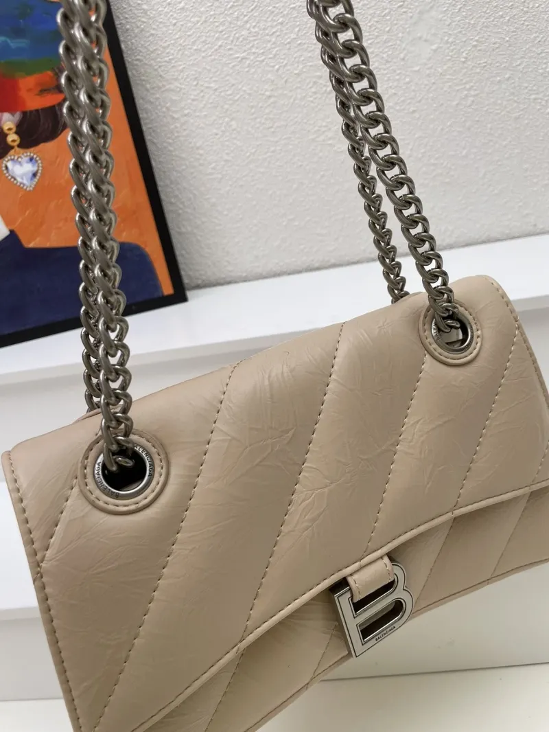 Balenciaga Beige Chain Shoulder Bag 8911 - Image 6