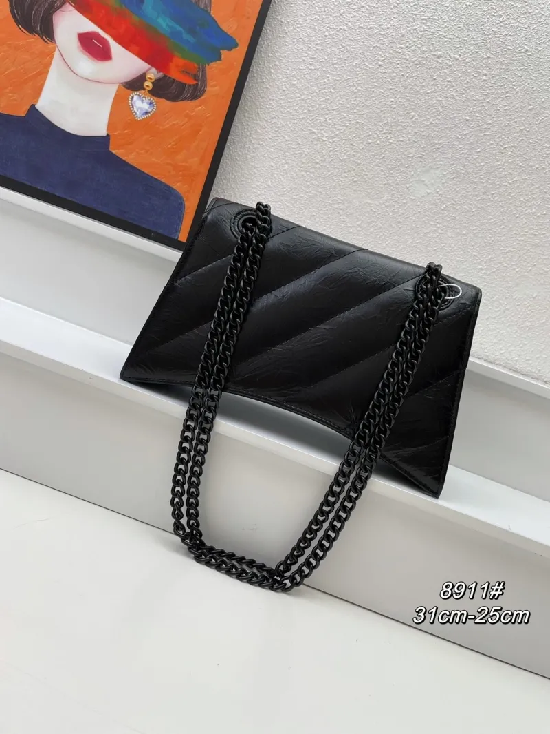 Alternative view of Balenciaga Black Quilted Chain Shoulder Bag 8911