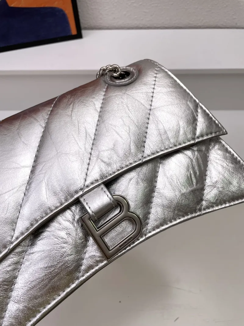 Balenciaga Silver Chain Shoulder Bag 8911 - Image 4