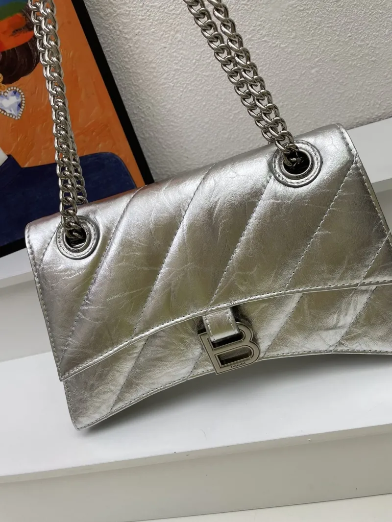 Balenciaga Silver Chain Shoulder Bag 8911 - Image 6