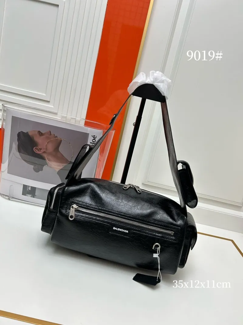 Alternative view of Balenciaga Black Leather Shoulder Bag 9019