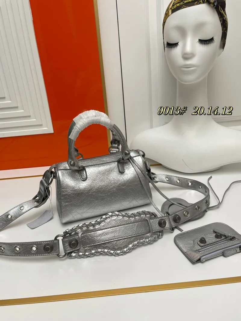 Alternative view of Balenciaga Silver Top Handle Bag 9013