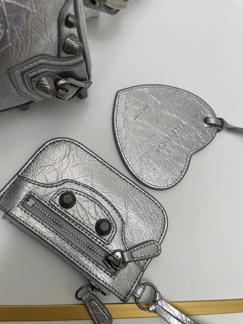 Balenciaga Silver Top Handle Bag 9013 - Image 7