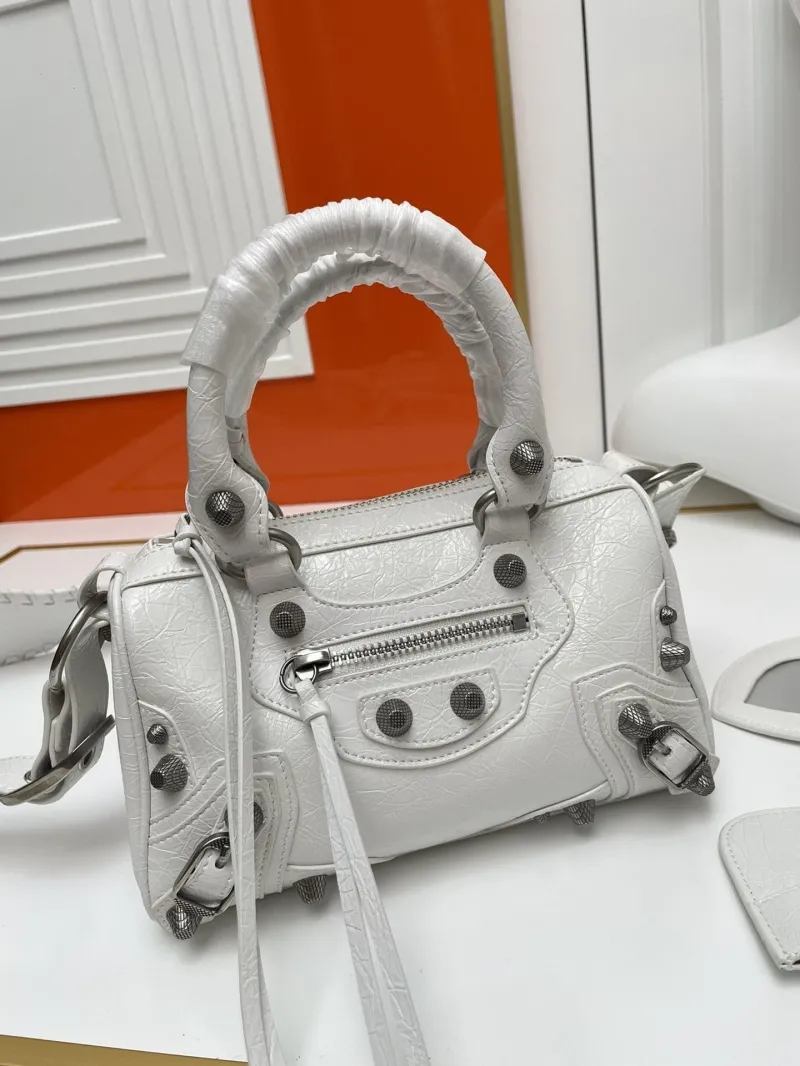 Balenciaga White Top Handle Bag 9013 - Image 5