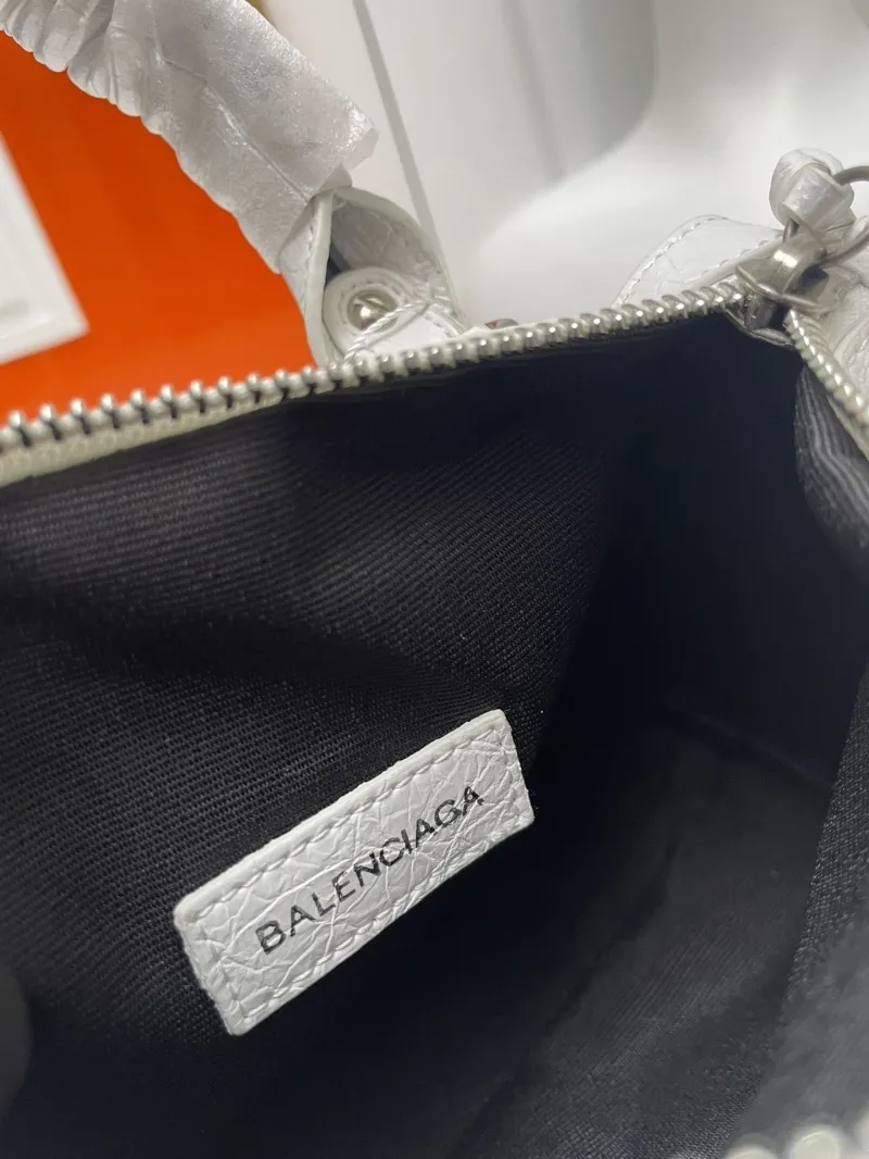 Balenciaga White Top Handle Bag 9013 - Image 9