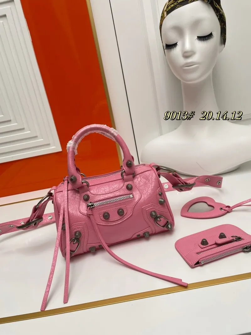 Balenciaga Pink Mini Top Handle Bag 9013