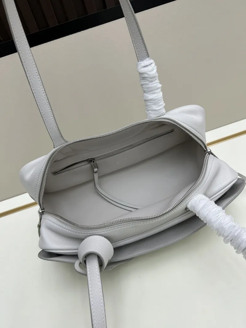 Balenciaga Light Gray Top Handle Shoulder Bag 162 - Image 7
