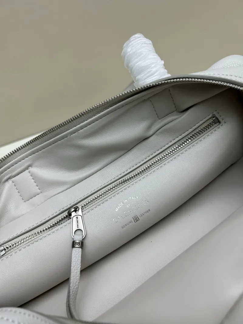 Balenciaga Light Gray Top Handle Shoulder Bag 162 - Image 8