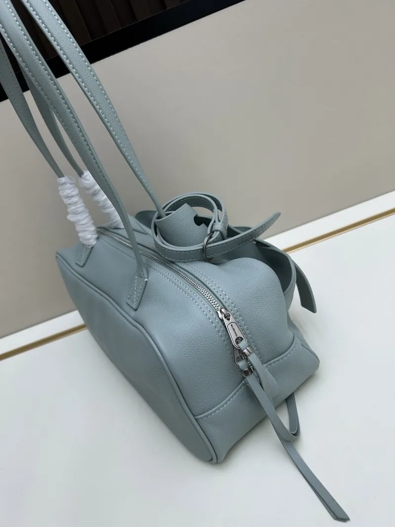 Balenciaga Pale Blue Top Handle Shoulder Bag 163 - Image 3