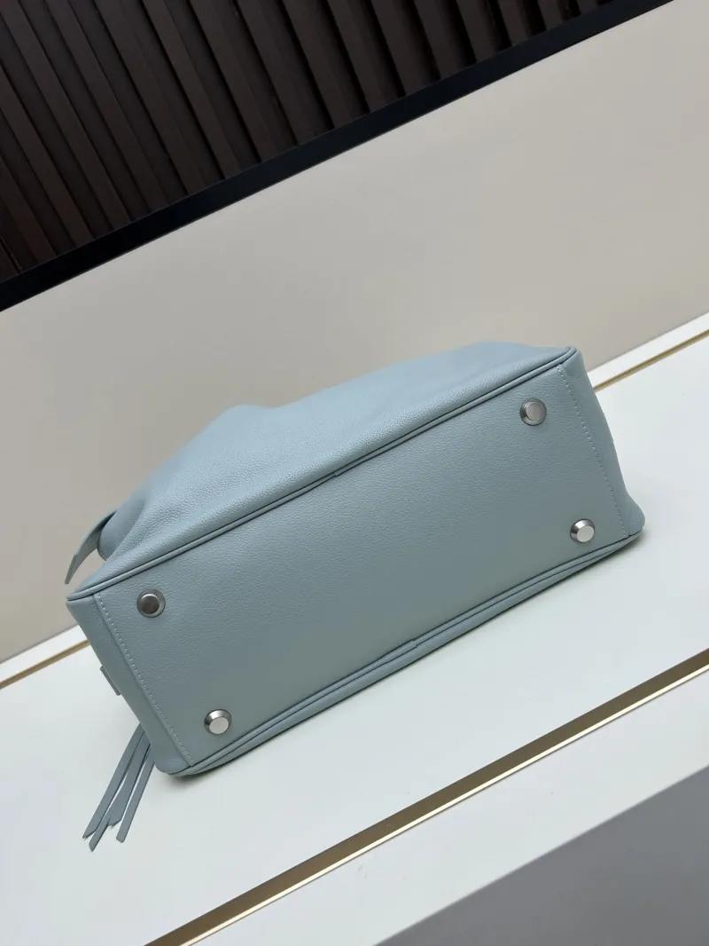 Balenciaga Pale Blue Top Handle Shoulder Bag 163 - Image 5