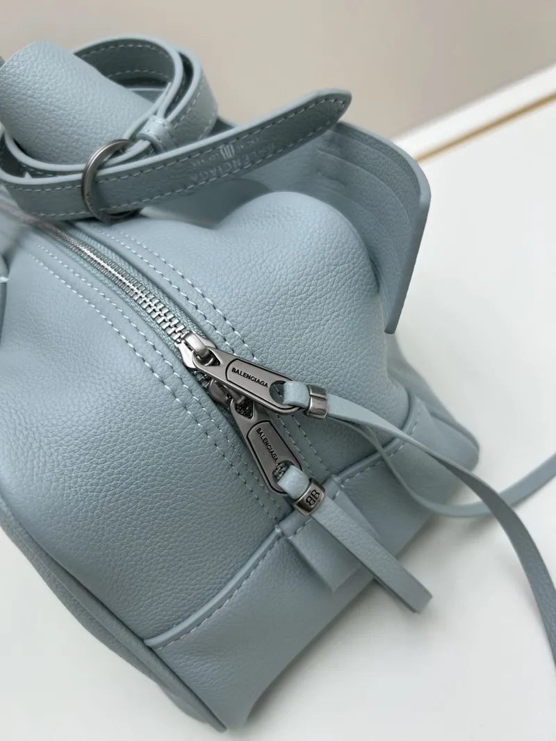 Balenciaga Pale Blue Top Handle Shoulder Bag 163 - Image 6