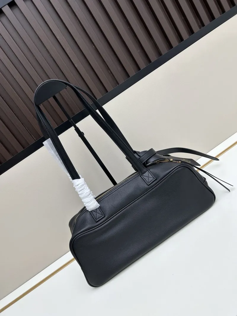 Alternative view of Balenciaga Black Leather Top Handle Bag 165 31x12x12cm