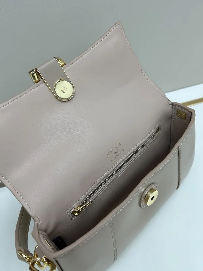 Balenciaga Beige Top Handle Crossbody Bag 02606 - Image 7
