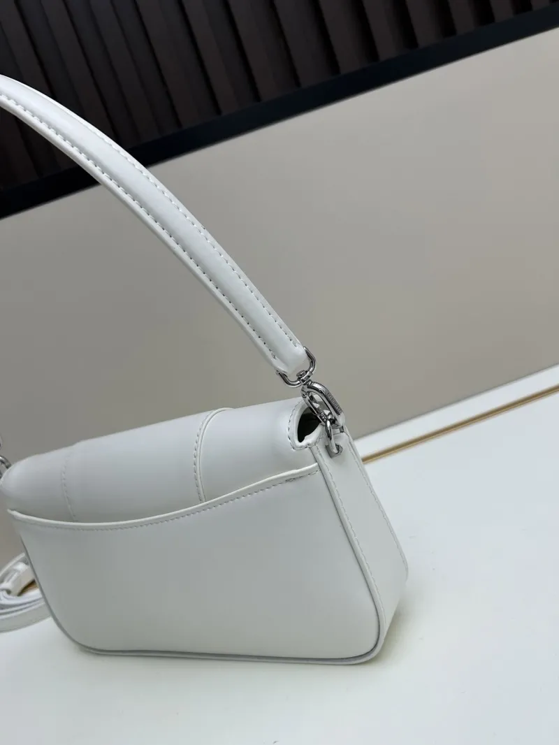 Balenciaga White Top Handle Shoulder Bag 02606 - Image 3