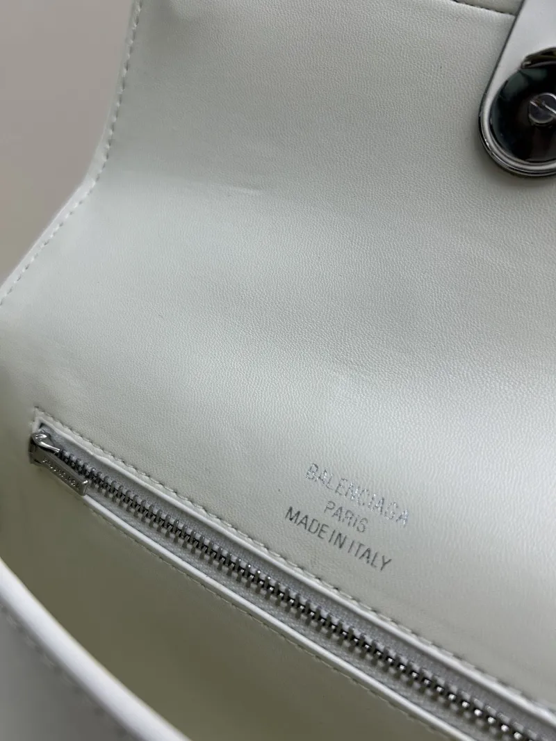 Balenciaga White Top Handle Shoulder Bag 02606 - Image 8