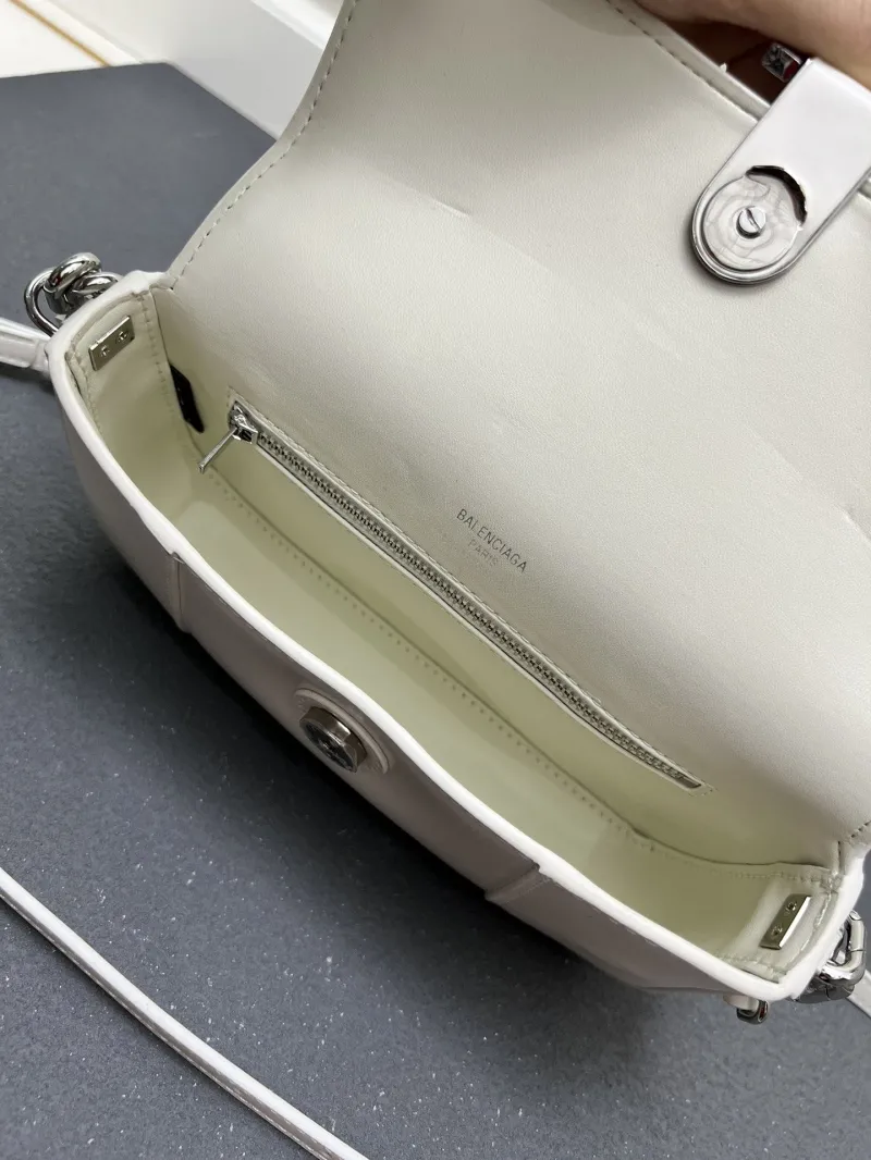 Balenciaga White Top Handle Shoulder Bag H02606 - Image 9